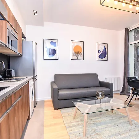 Elegant - 1br-5p - Parc De Belleville Apartamento